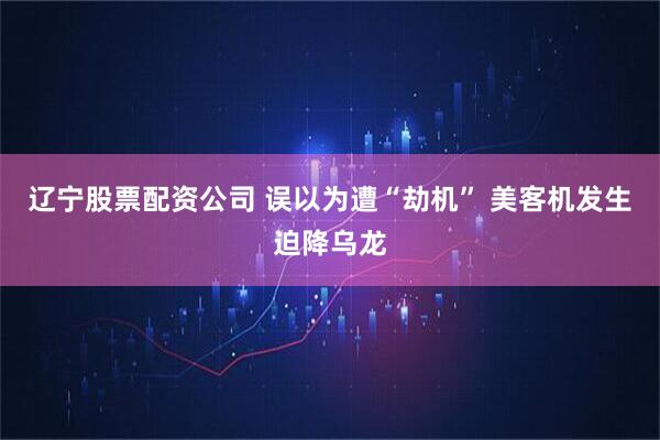 辽宁股票配资公司 误以为遭“劫机” 美客机发生迫降乌龙