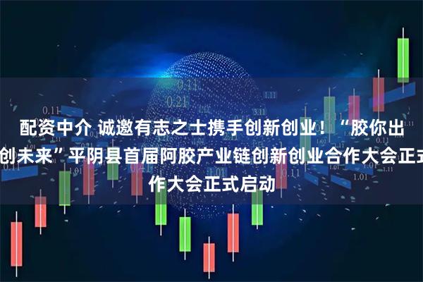 配资中介 诚邀有志之士携手创新创业！“胶你出彩·链创未来”平阴县首届阿胶产业链创新创业合作大会正式启动